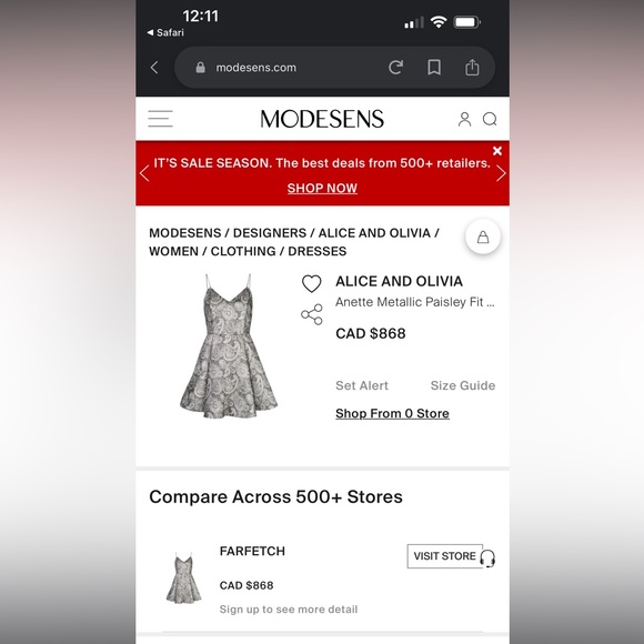 As seen on TV Brand New ALICE & OLIVIA Dress! - Picture 6 of 9